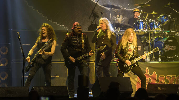 Saxon en directe el 2018 