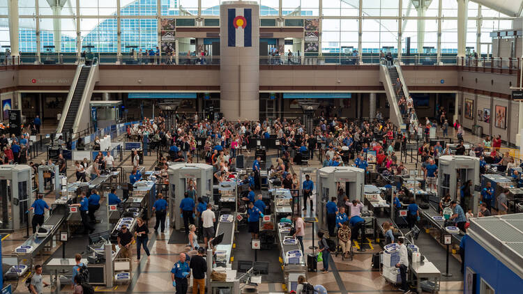 Busy Denver Airport