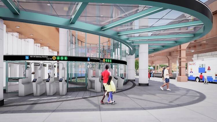 Rendering of 125th Street Station