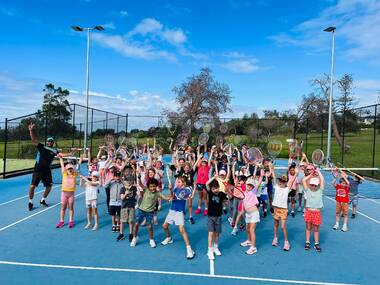 Keep them active with a tennis camp Keep them active with a tennis camp