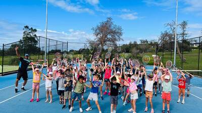 Keep them active with a tennis camp Keep them active with a tennis camp