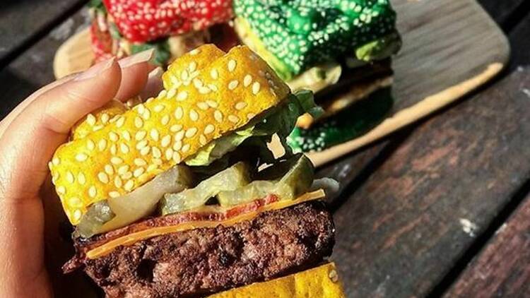 LEGO-shaped burgers 