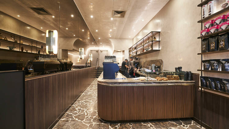 The inside of Kingswood Coffee at Sydney Place