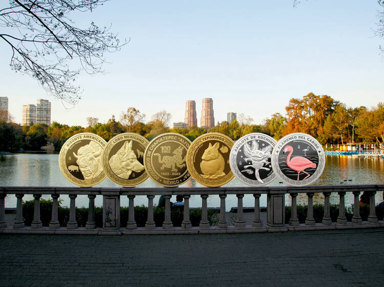 Monedas conmemorativas 100 años Zoológico de Chapultepec