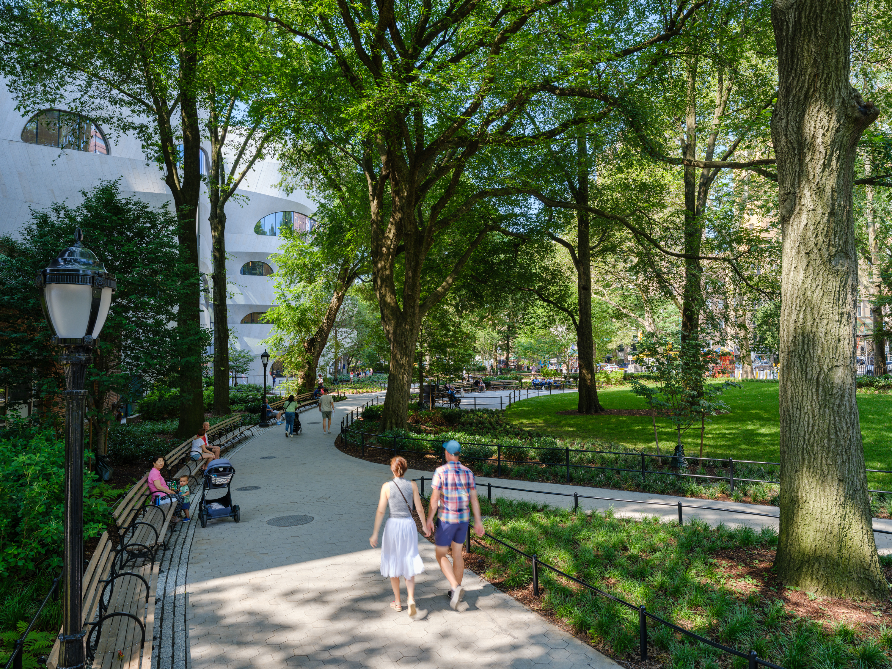 The verdant Theodore Roosevelt Park is open again at AMNH on the Upper West Side