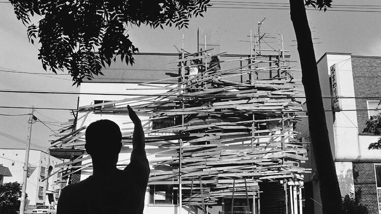川俣正 「アパートメント・プロジェクト」1982-86 ドキュメント展 〜TETRA-HOUSEを中心に〜