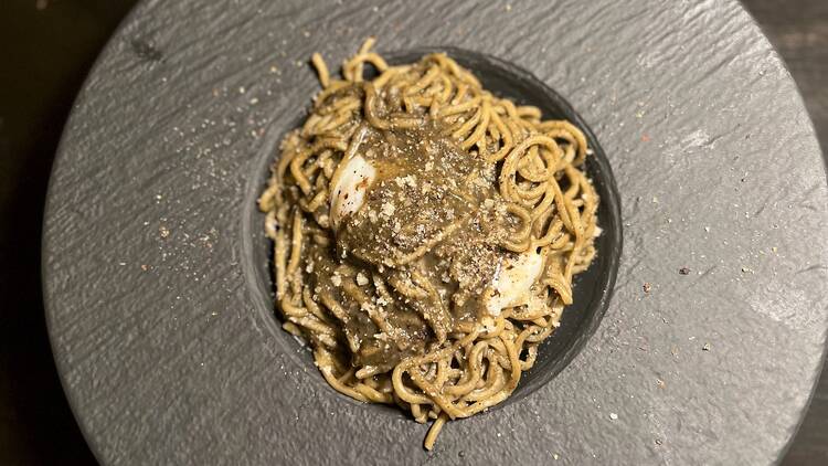 Amiga Amore huitlacoche cacio e pepe