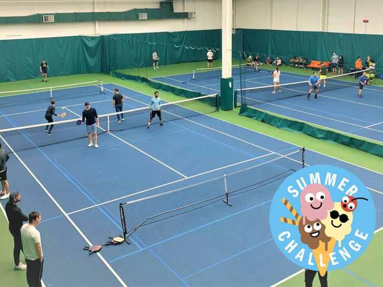 Play a game of pickleball