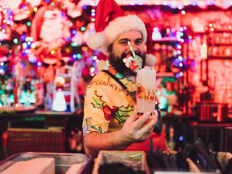 Holiday pop-up bars Miracle and Sippin’ Santa