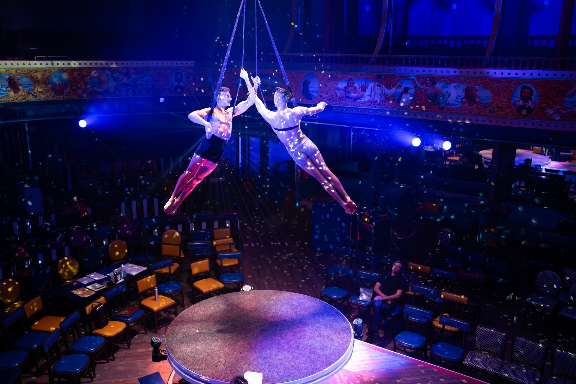 A sizzling adult circus with a backstage restaurant is now open outside New York