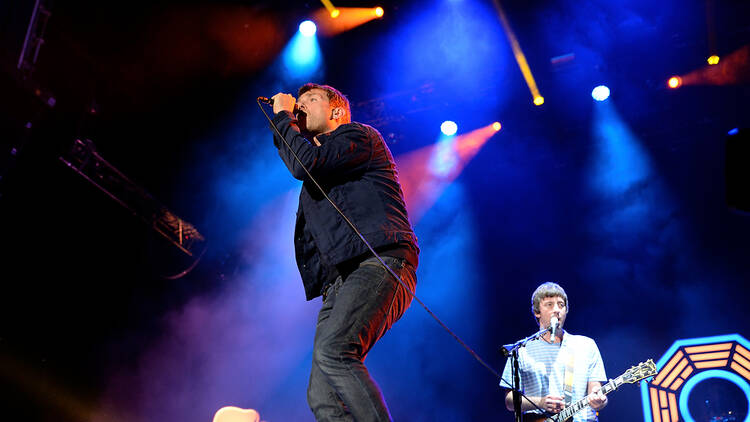 Blur performing at Benicassim