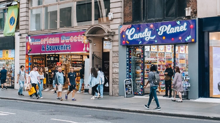 American candy store, Oxford Street, London