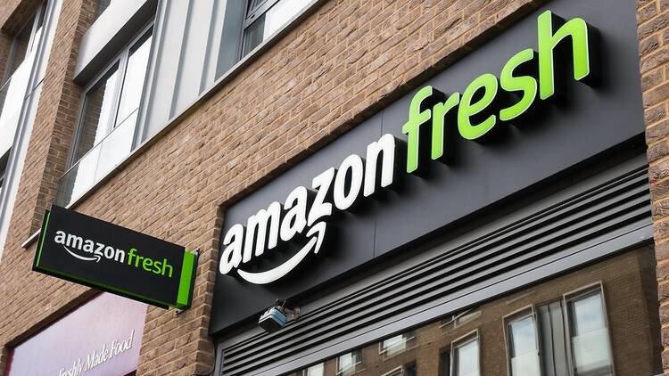 Amazon Fresh store in Dalston, London