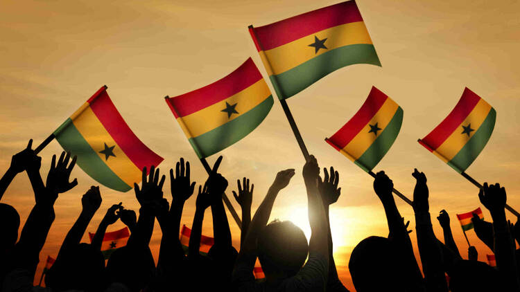 Ghana flags