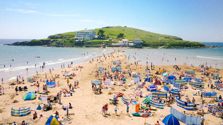 Burgh Island and beach, Devon