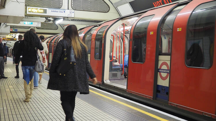 London Underground tube platform
