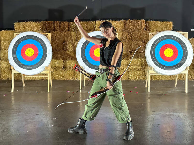 Get a bullseye at this cool archery range