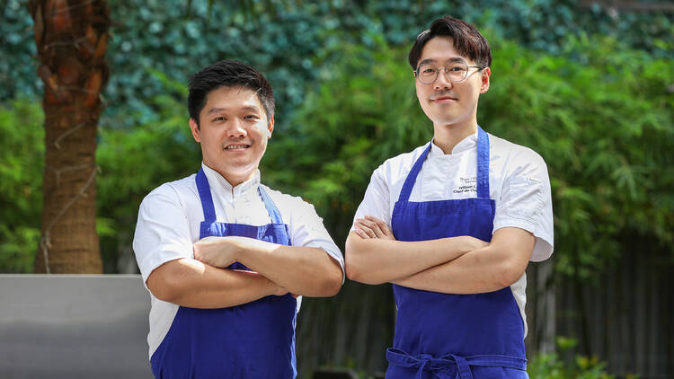 Vivant's chef Jeston Chua and Whisk's chef William Lau 