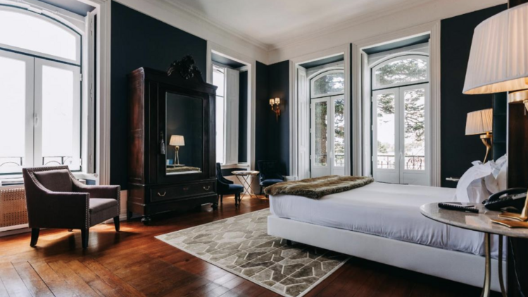 luxury bedroom suite in torel lisbon hotel