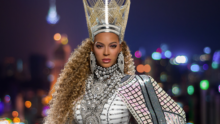 Beyonce wax figure at Madame Tussauds New York 