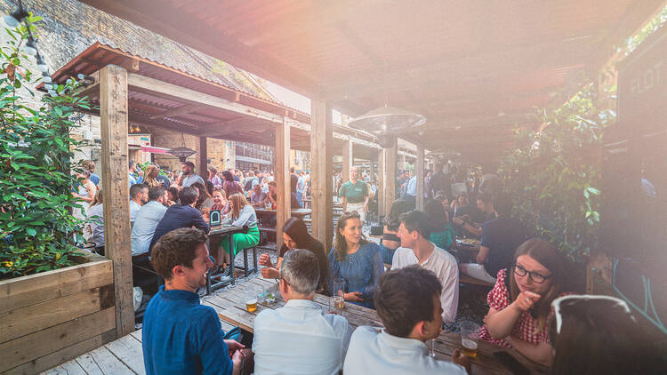 Outdoor eating options abound