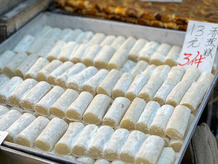 Banana mochi rolls