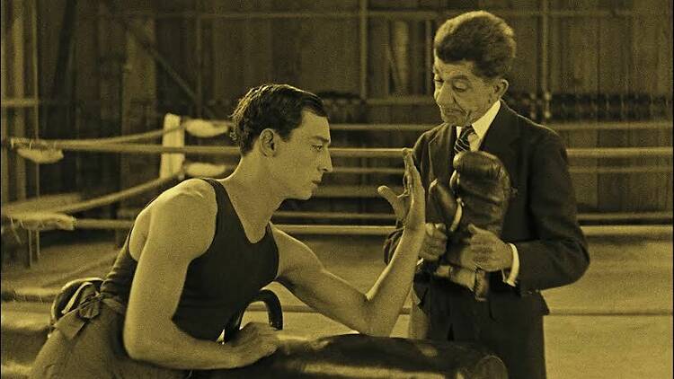 Film still from the Silent Comedies of Buster Keaton