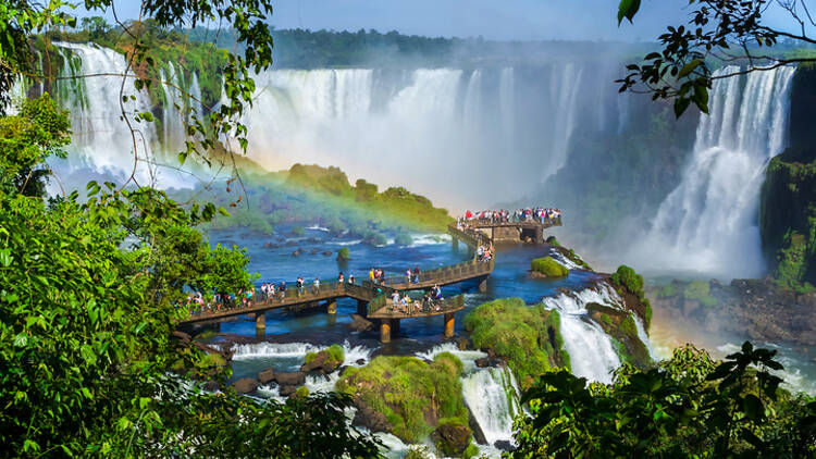 Iguazu Falls on Brazil / Argentina border