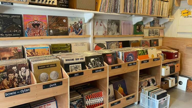 Interior of The Little Record Shop Hornsey