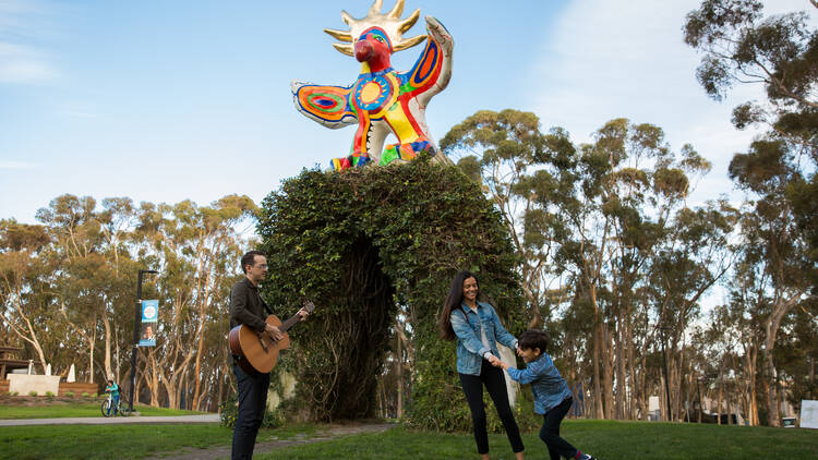 Take in some outdoor art at UC San Diego