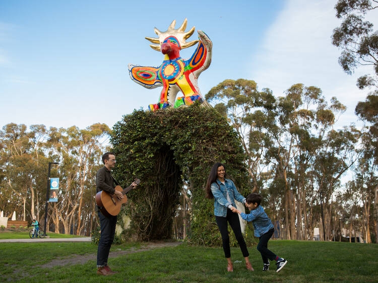 Take in some outdoor art at UC San Diego