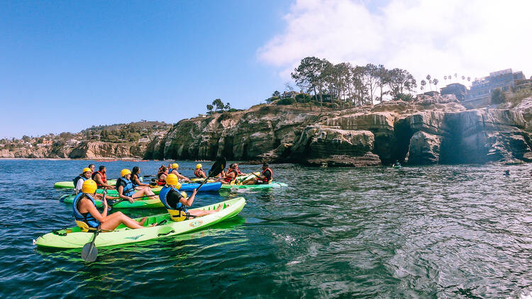 Get your feet wet at La Jolla Cove