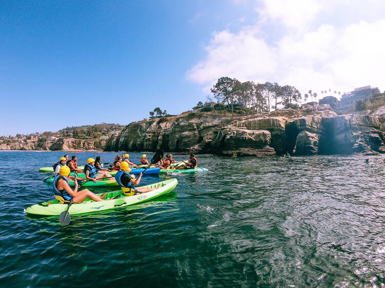 Get your feet wet at La Jolla Cove