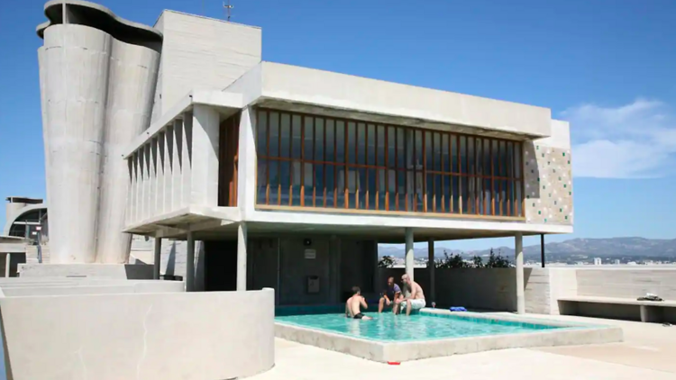 The apartment in a Brutalist masterpiece