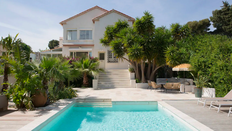 The bright, airy beach house