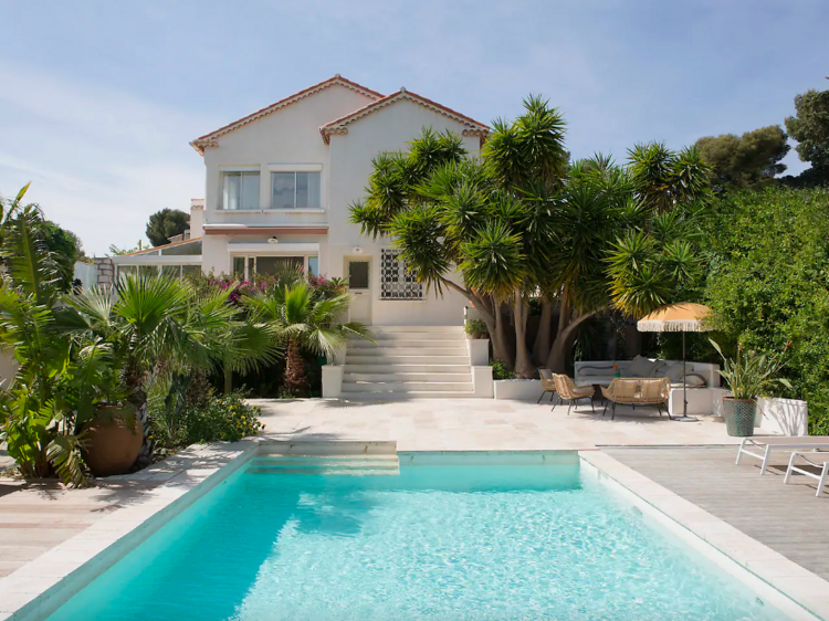 The bright, airy beach house