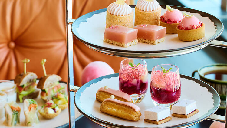 Peach Afternoon Tea at Andaz Tokyo