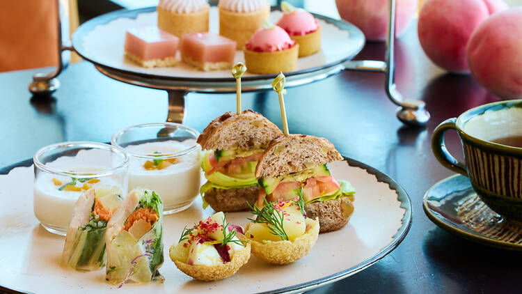 Peach Afternoon Tea at Andaz Tokyo