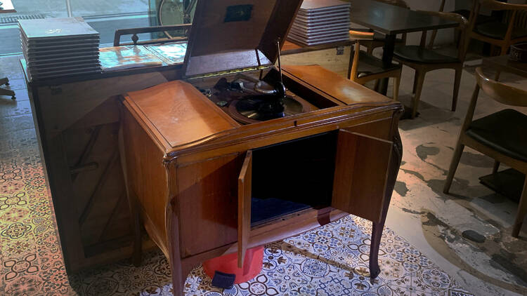 Item #10: Cabinet gramophone of the 1950s