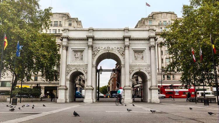 Marble Arch, West End, London, UK