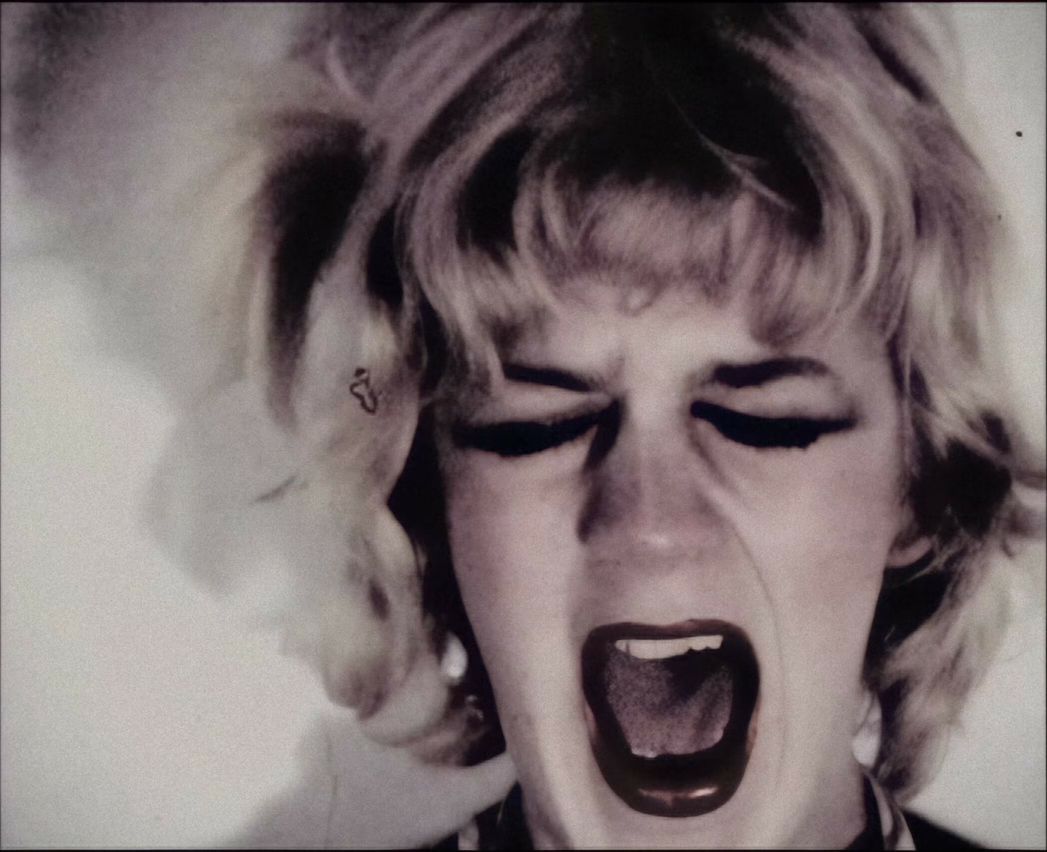 Gina Birch, still from Three Minute Scream, 1979. Courtesy the artist