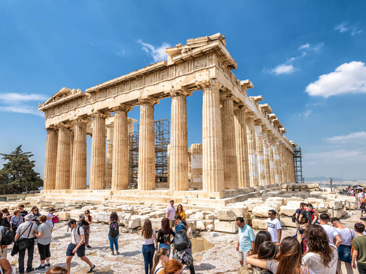 Athens has closed the Acropolis as Greece is hit with a 43C heatwave