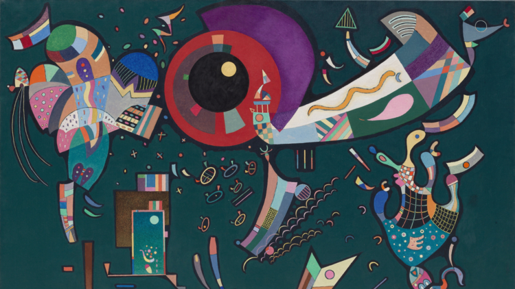  'Around the circle', Vasily Kandinsky, 1940