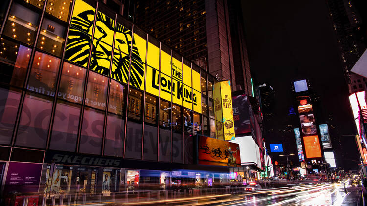 The Lion King marquee