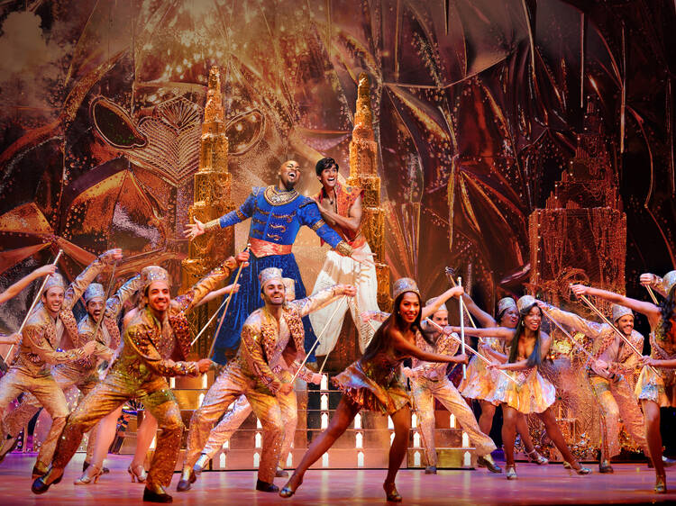 Check out a matinee of “Aladdin”