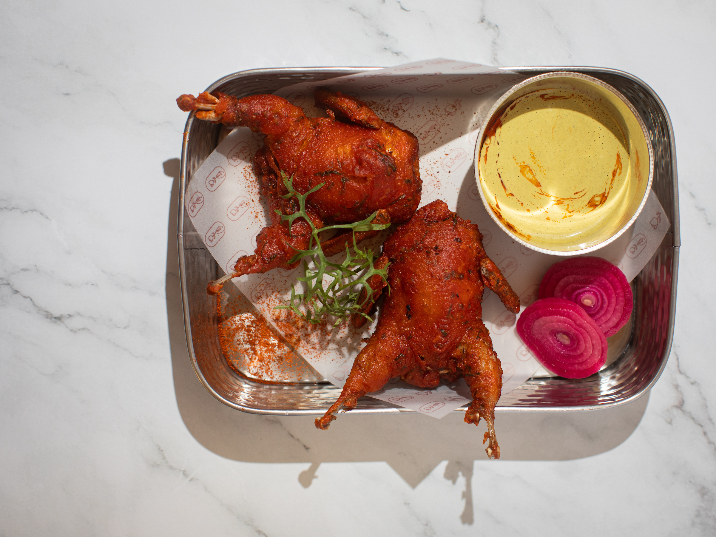 Tandoori quail at Gulaabo