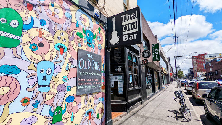 picture of the exterior of old bar