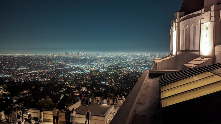 Watch the city and sky sparkle from the Griffith Observatory