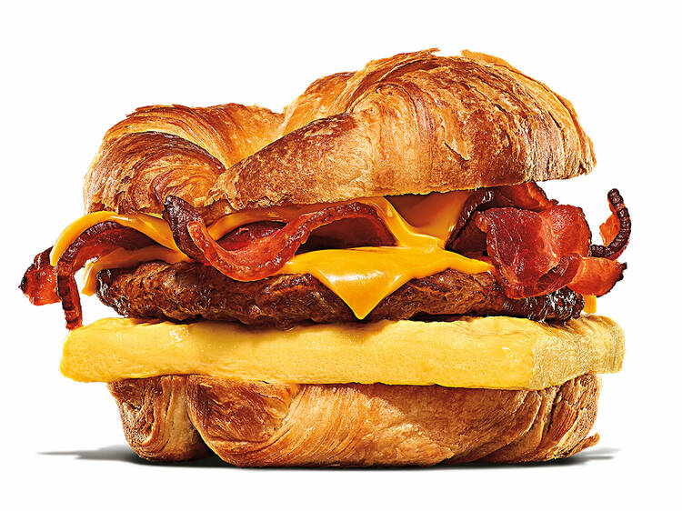 Burger King: Double Croissan'wich with Sausage & Bacon