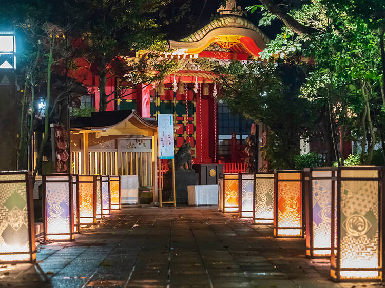 Enoshima island is hosting a free projection mapping event this summer